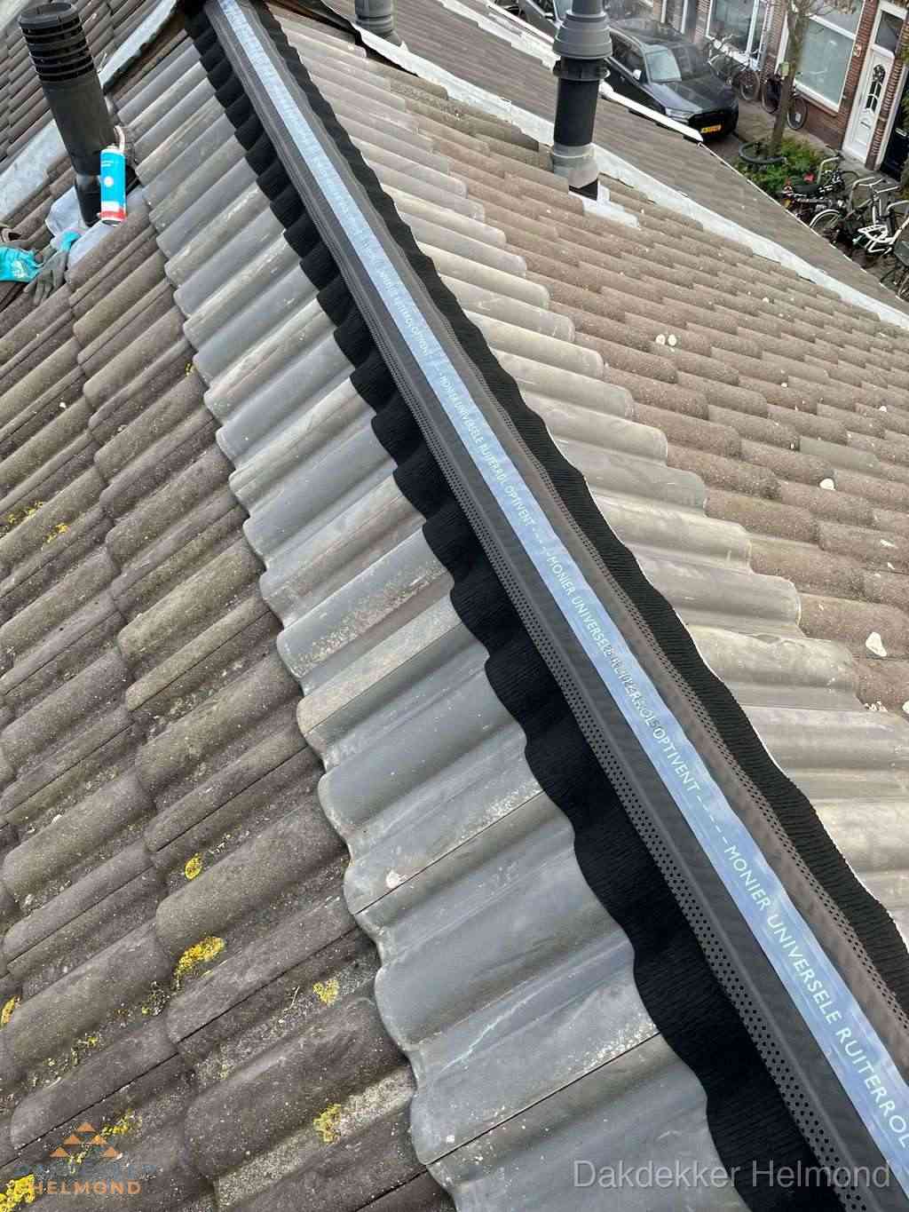 Dakrenovatie plat dak met bitumen dakbedekking in Helmond