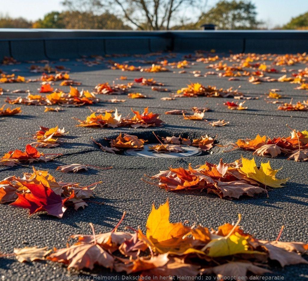 Dakschade In Herfst Helmond